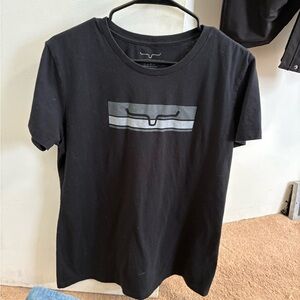 Kimes Ranch Black and Gray Logo Tee